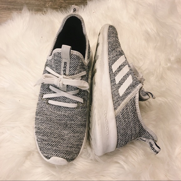 Adidas Cloudfoam White / Gray 8 - Picture 2 of 3